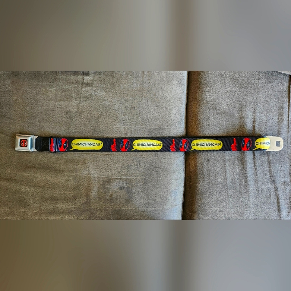 Deadpool Chimichangas Buckle-down Seatbelt Belt